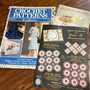 Vintage Crochet patterns booklets‎